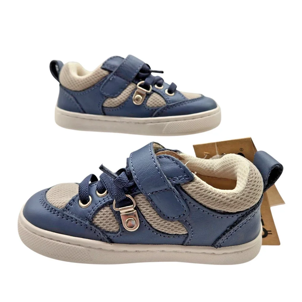 OLD SOLES Toddler‎ Shoes US Size 6 - EU Size 22 Leather & Mesh - NEW